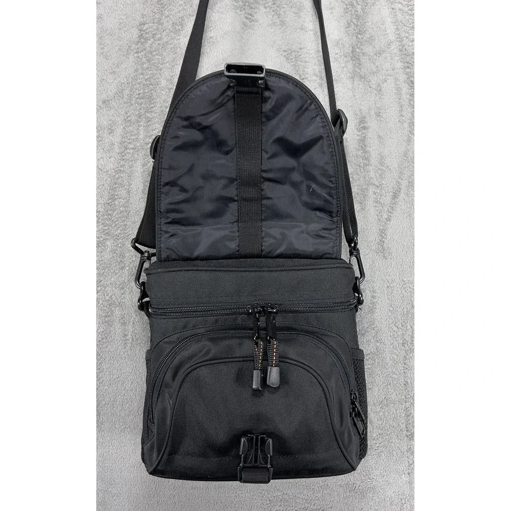 Lowepro Nova 2 AW Camera Bag - Black - Rain cover, strap, inner dividers